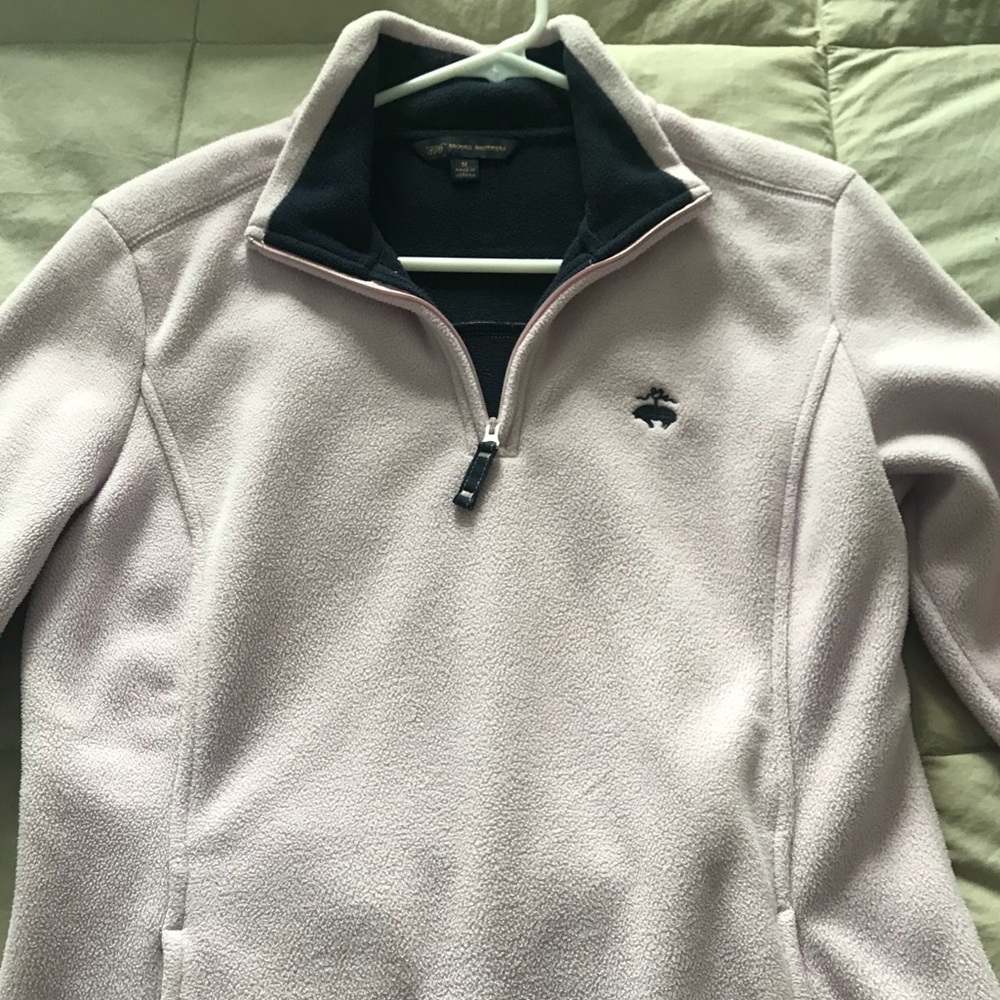 *New* Brooks Brothers Lilac Pull-over Fleece